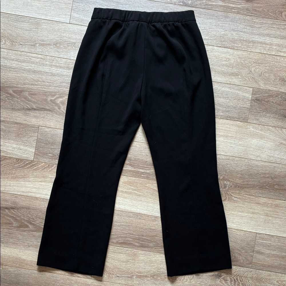 ZARA Black Trousers pants size large bootcut - Picture 4 of 5
